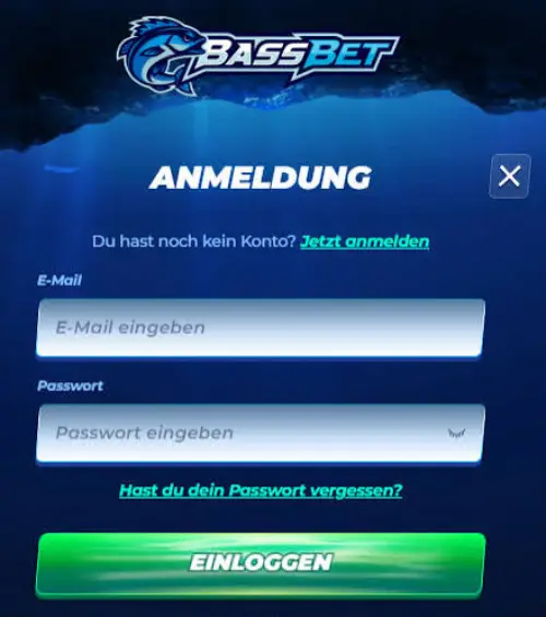 BassBet Casino login — offizieller Kontozugang
